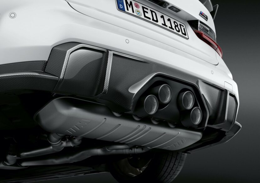 Genuine BMW G80 G82 M Performance Carbon Fibre Rear Bumper Diffuser (M3, M3 Competition, M4 & M4 Competition) - ML Performance UK