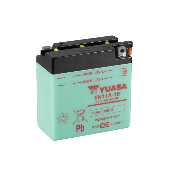 Yuasa 6N11A-1B 6V Conventional Motorcycle Battery - ML Performance UK
