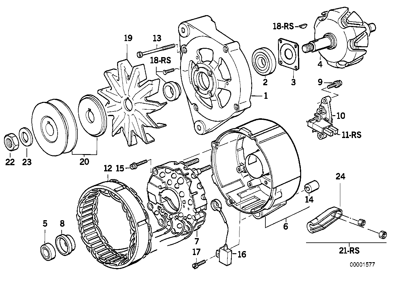Genuine BMW 12311727753 E36 E32 E34 Screw (Inc. M5 3.6, M5 & 325e) | ML Performance UK UK Car Parts
