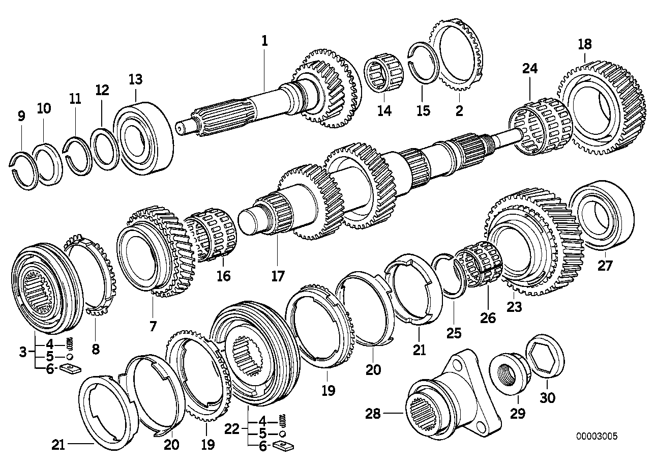 Genuine BMW 23211282429 E85 E36 E34 Drive Shaft (Inc. 318ti, Z3 1.8 & 325i) | ML Performance UK UK Car Parts