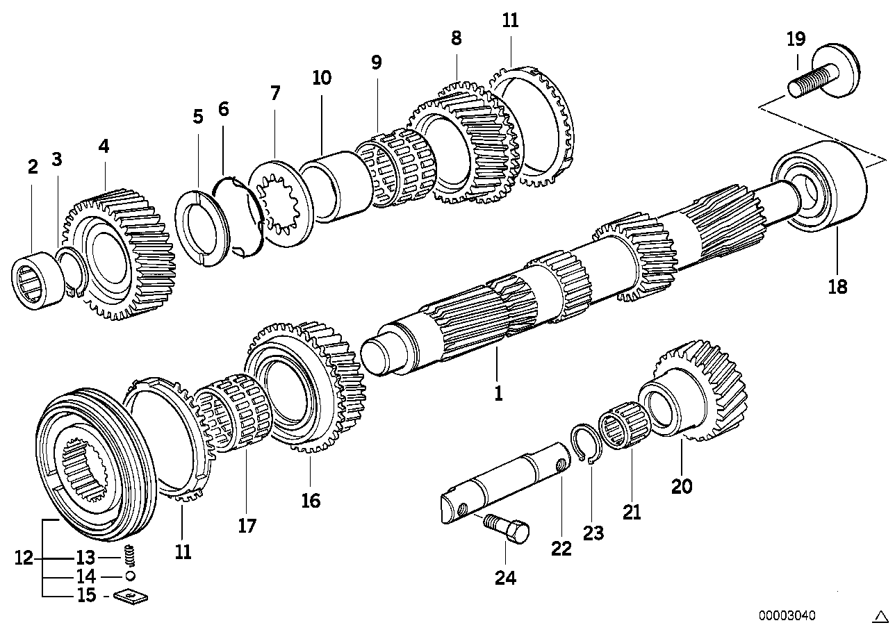 Genuine BMW 23231222866 E39 E85 E36 Torx Bolt M10X1,5X30 (Inc. 116i, 325ti & 325i) | ML Performance UK UK Car Parts