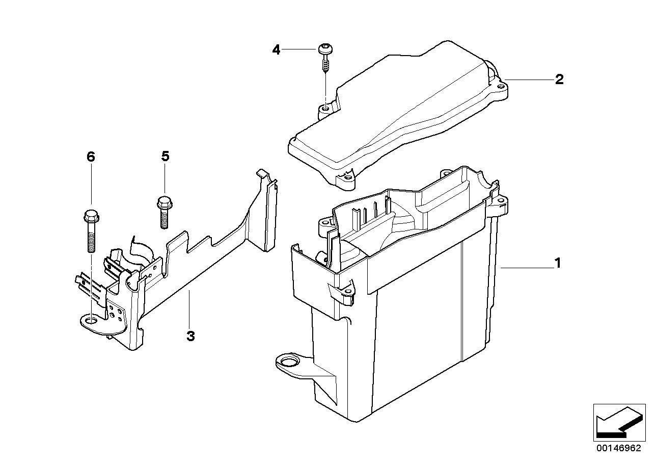 Genuine BMW Mini 12907796521 R50 Control Unit Support (Inc. One D)