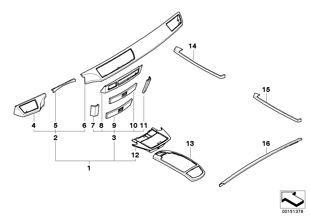 Genuine BMW 51457148977 E66 E65 E67 Wood Trim, Draw, Telephone ESCHE DUNKEL (Inc. 730Ld, 745d & 730i) | ML Performance UK UK Car Parts