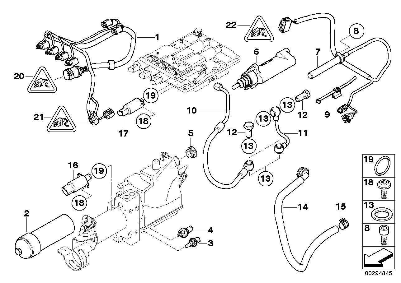 Genuine BMW 23017838939 E60 E63 E61 Pressure Line, Valve Block (Inc. M5 & M6) | ML Performance UK UK Car Parts