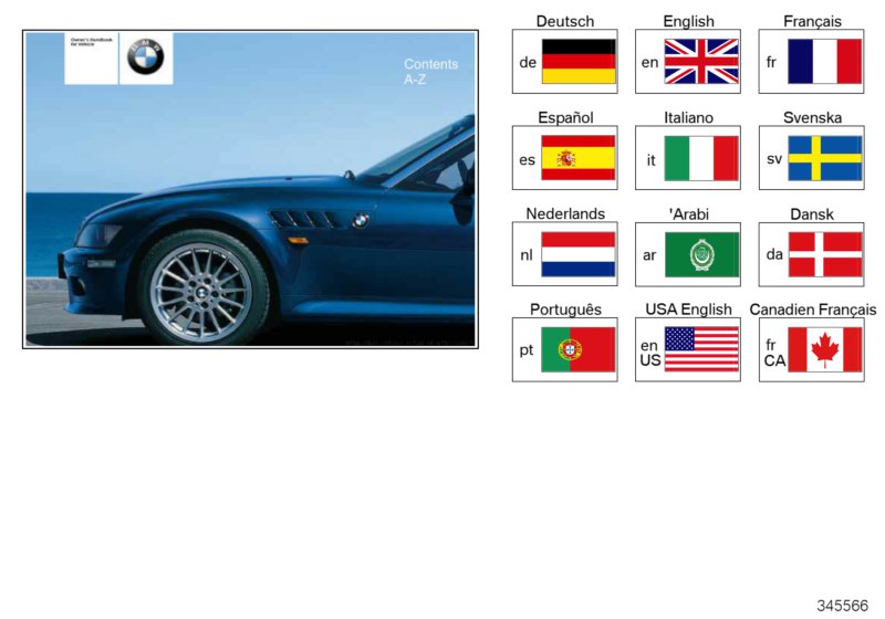 Genuine BMW 01409789950 E36 Owner's Handbook Z3 E36/7 DE, MJ 1997 (Inc. Z3 2.8, Z3 1.9 & Z3 1.8) | ML Performance UK UK Car Parts