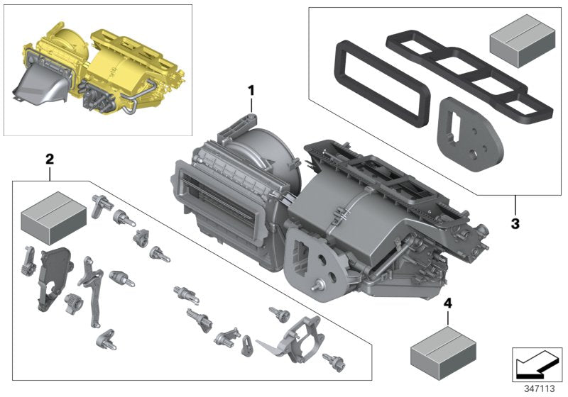 Genuine BMW 64119210756 I15 I12 E89 Set Small Parts F Air Cond.Adjust.Lever (Inc. Z4 28i, Z4 35i & Z4 30i) | ML Performance UK UK Car Parts