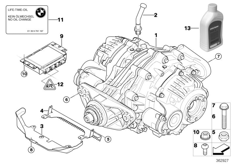 Genuine BMW 33107572697 E71 Protection Plate (Inc. X6 & X5 50iX 4.4) | ML Performance UK UK Car Parts