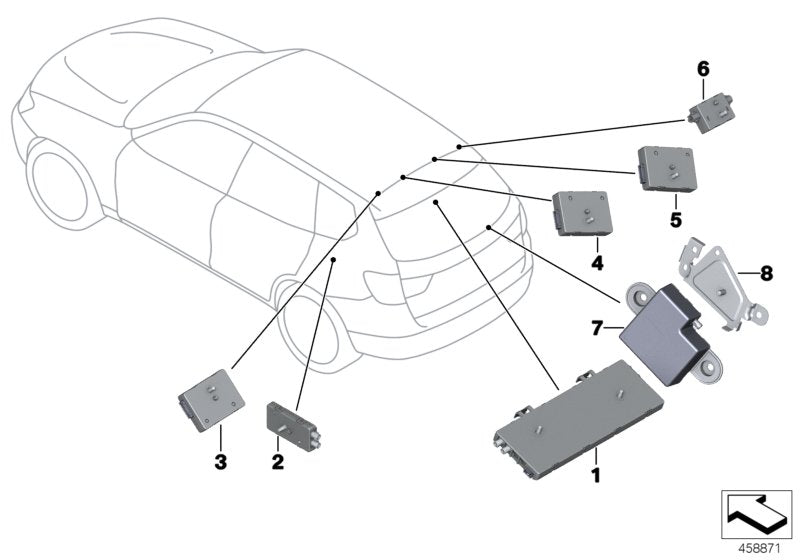 Genuine BMW 65209352597 F26 Antenna Amplifier Diversity (Inc. X4) | ML Performance UK UK Car Parts