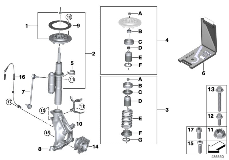 Genuine BMW 31308009872 Right Guide Support GTS (Inc. M4 GTS) | ML Performance UK UK Car Parts