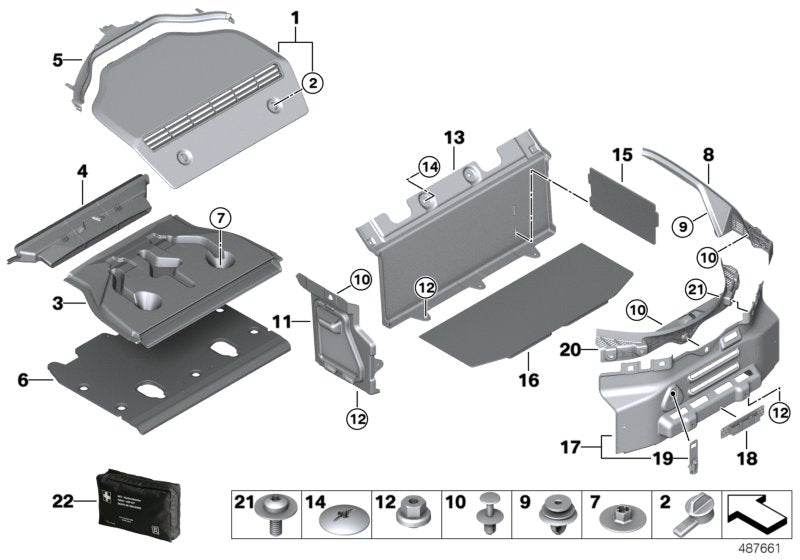 Genuine BMW 51477456184 I15 Trim Panel, Trunk, Top, Right (Inc. i8) | ML Performance UK UK Car Parts