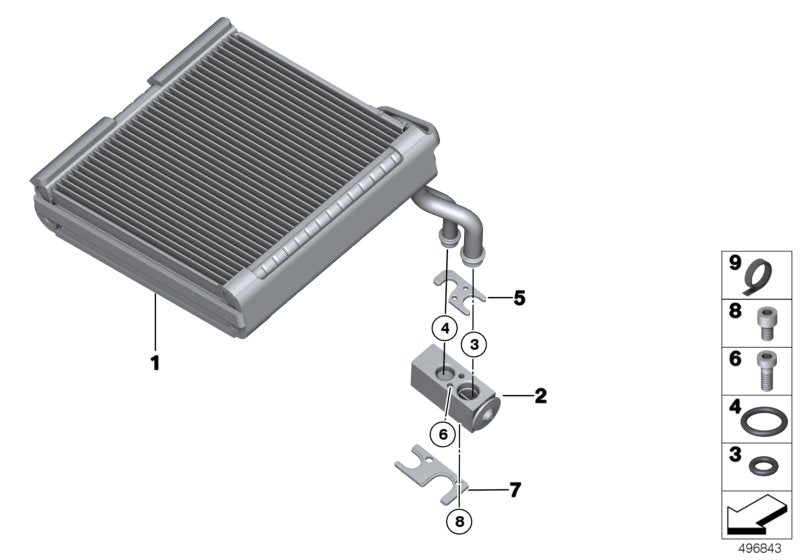 Genuine BMW 64008424555 Clamping EXPANSION VALVE (Inc. M6 GT3) | ML Performance UK UK Car Parts