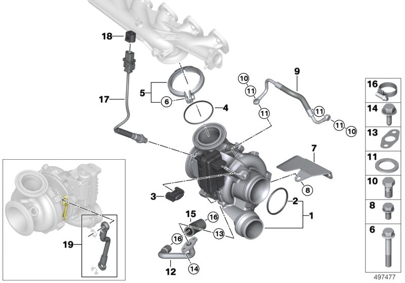 Genuine BMW 11658517632 F15 Exch. Turbo Charger (Inc. 535d, X5 35dX & 535dX) | ML Performance UK UK Car Parts