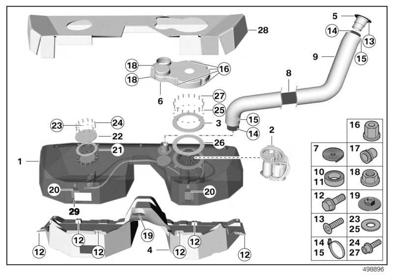 Genuine BMW 16008416942 Screw M5X25 (Inc. M235i Racing) | ML Performance UK UK Car Parts