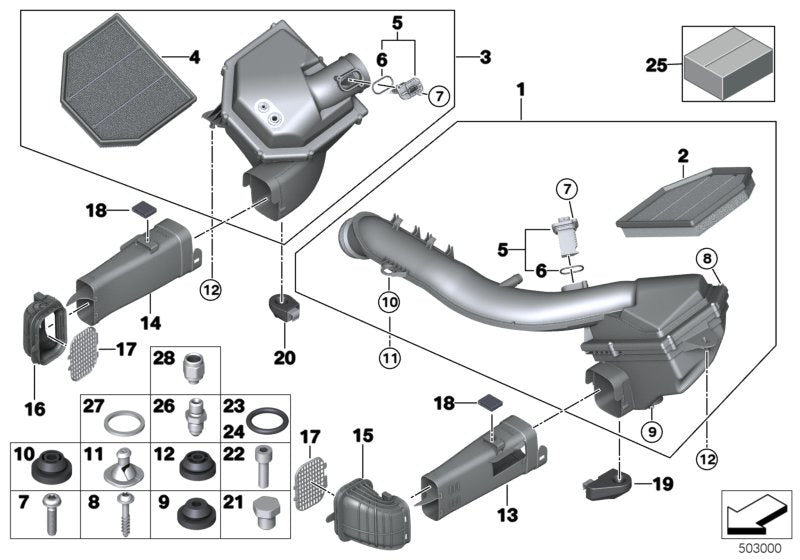 Genuine BMW 51748424997 O-Ring 5X1,0 NBR-70 (Inc. M4 GT4 & M6 GT3) | ML Performance UK UK Car Parts