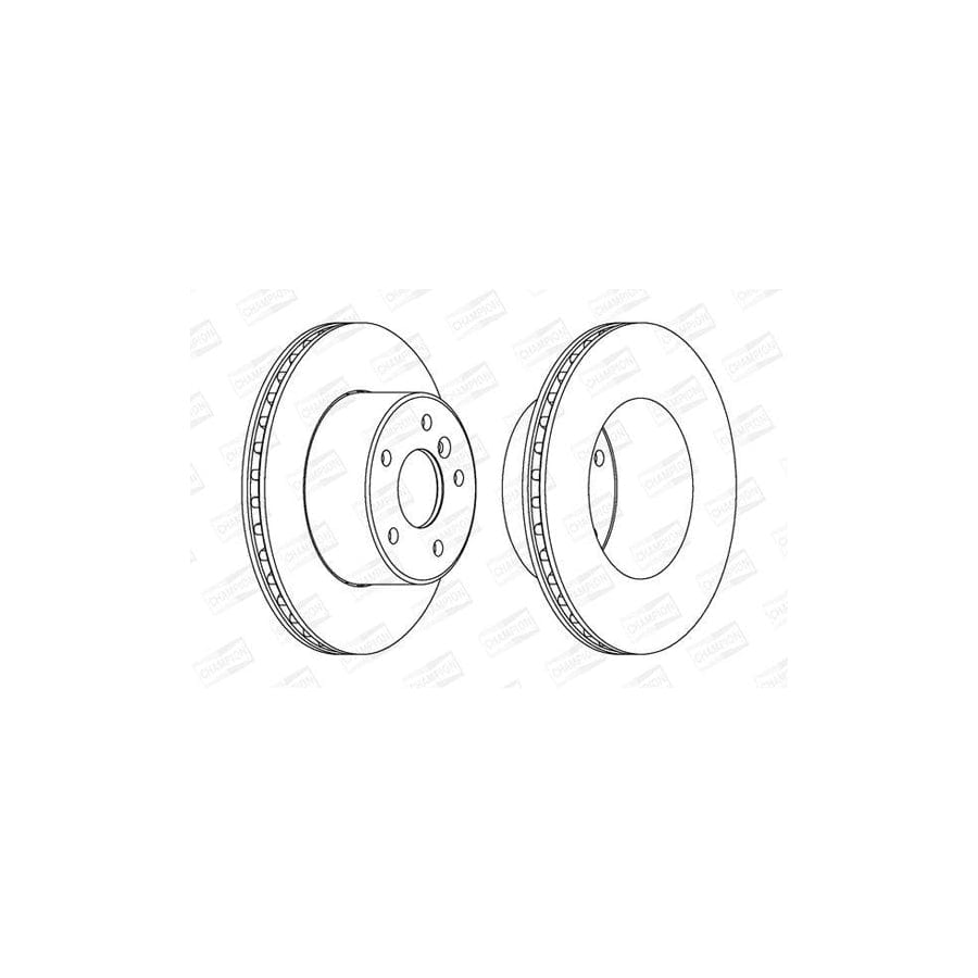 Champion 562685Ch-1 Brake Disc For Land Rover Discovery Ii (L318)