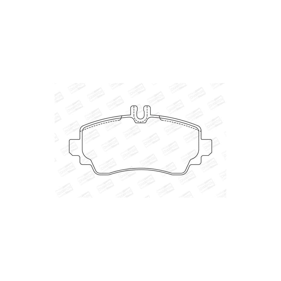 Champion 571945CH Brake Pad Set Suitable For Mercedes-Benz A-Class (W168)