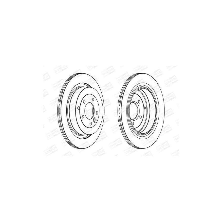 Champion 562657Ch-1 Brake Disc