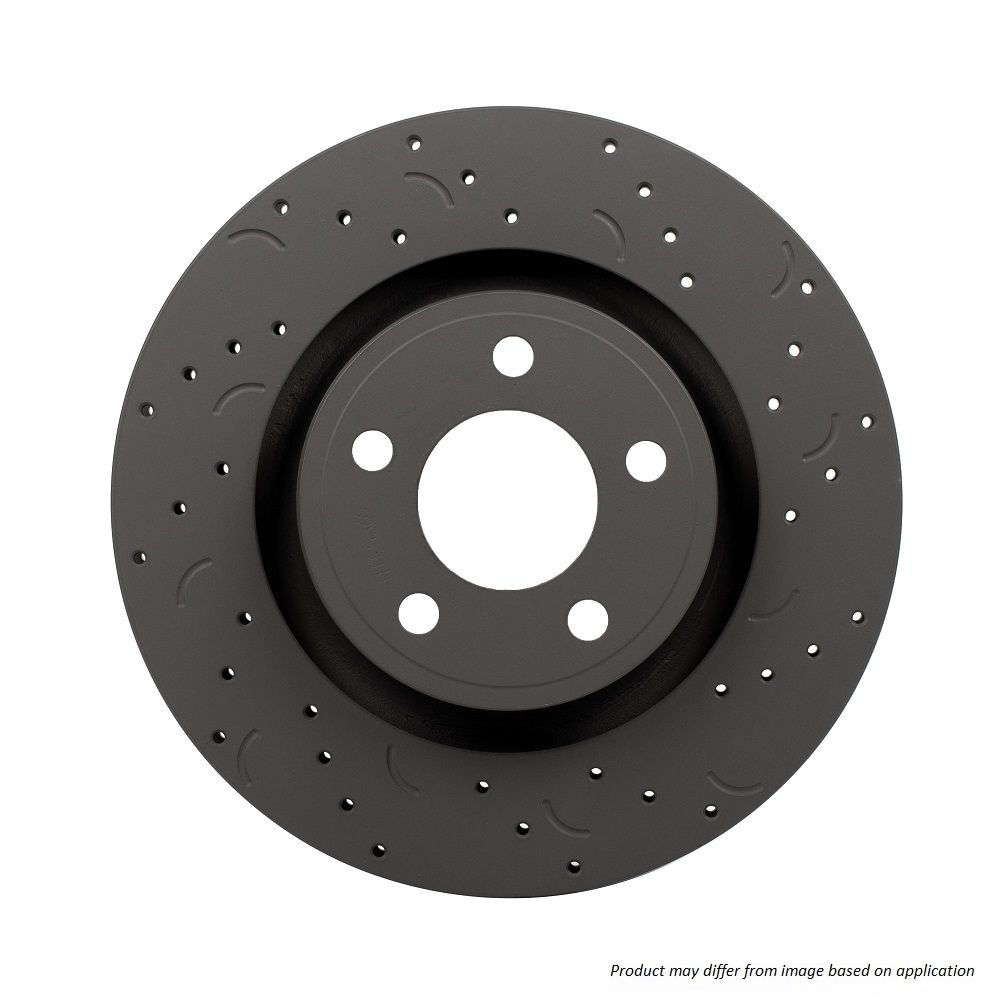 Hawk Performance HTC5354 Talon Slotted & Drilled Brake Discs Front