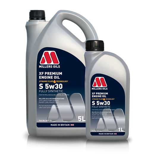 Millers Oils 8627 XF Premium S 5w30 Fully Synthetic Engine Oil