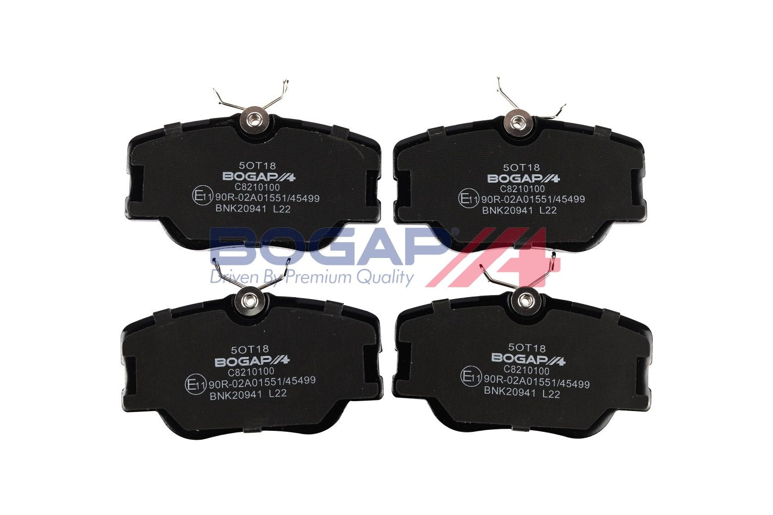BOGAP C8210100 Brake Pad Set, Disc Brake | ML Performance Car Parts