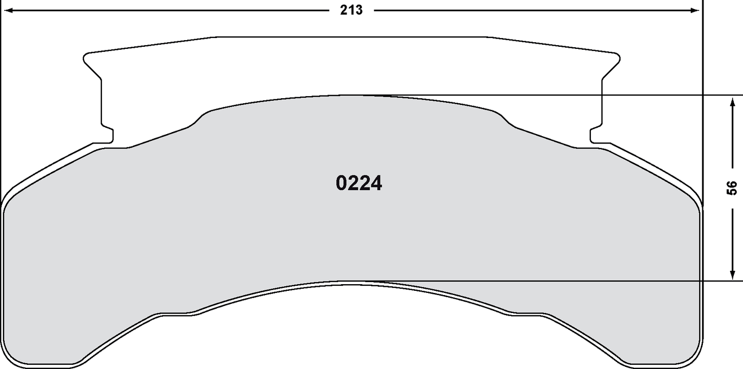 PFC 0224.20 224 CARBON METALLIC BRAKE PAD SET