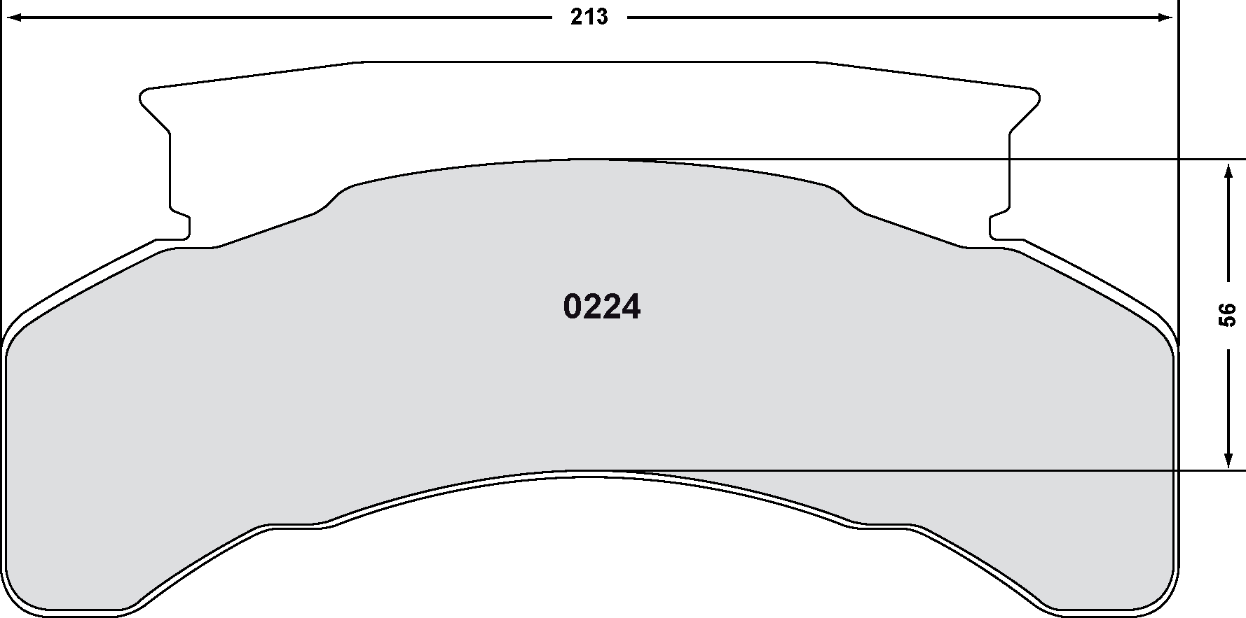 PFC 0224.20 224 CARBON METALLIC BRAKE PAD SET