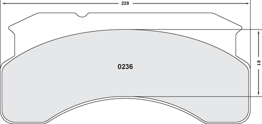 PFC 0236.20 236 CARBON METALLIC BRAKE PAD SET