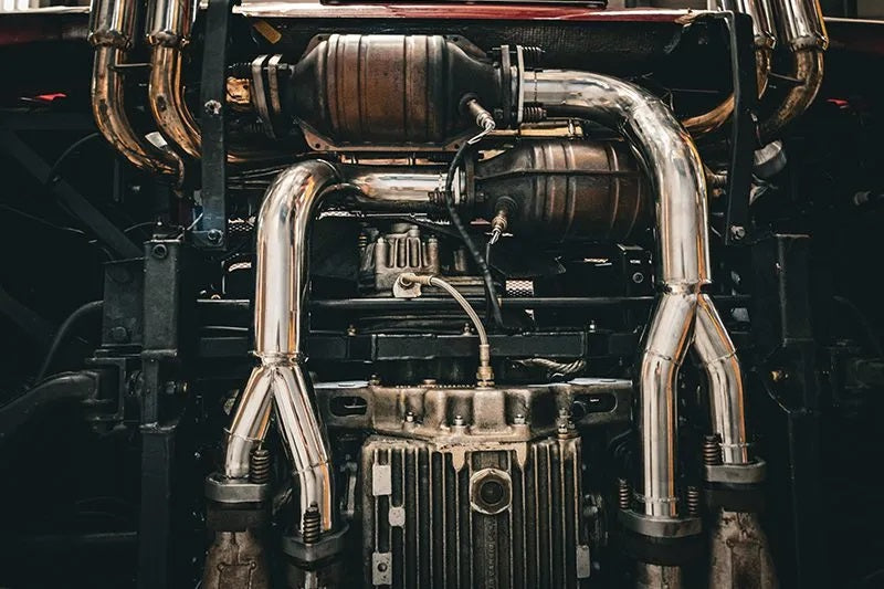 Capristo 02FE05903012 Ferrari 512/Testarossa Primary/PreCat Delete Pipes (for OEM Headers) 