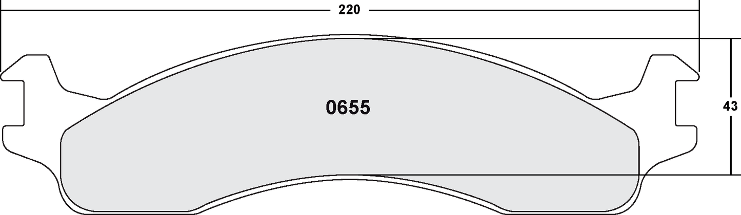 PFC 0655.20 655 CARBON METALLIC BRAKE PAD SET