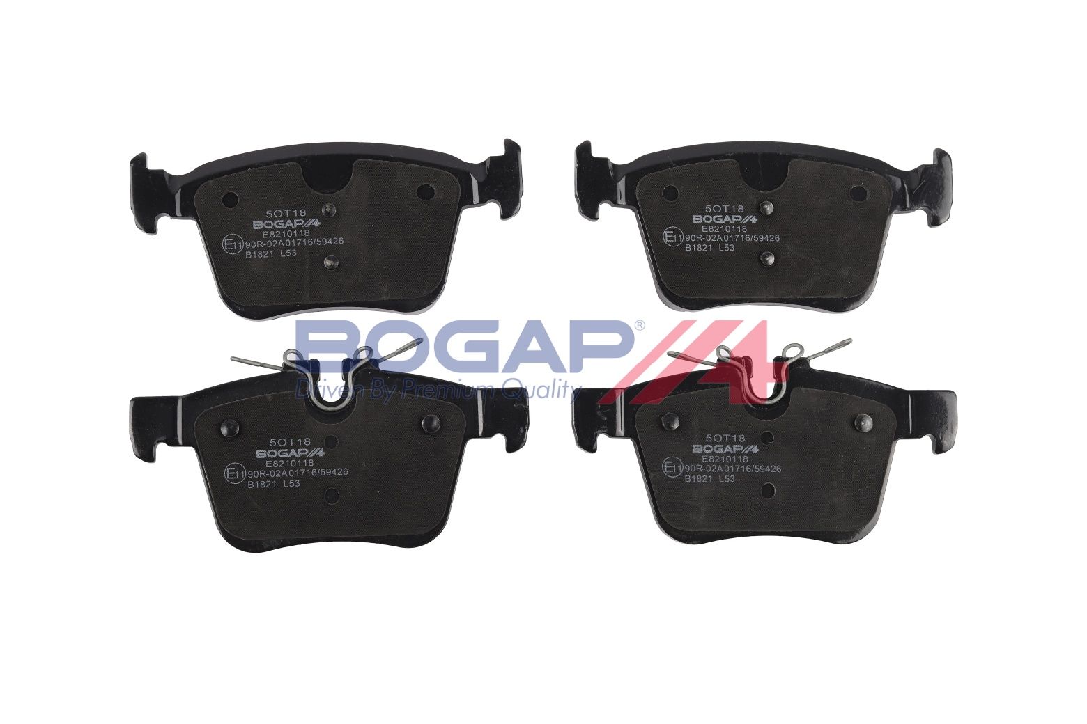 BOGAP E8210118 Brake Pad Set, Disc Brake | ML Performance Car Parts