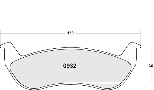 PFC 0932.20 932 CARBON METALLIC BRAKE PAD SET
