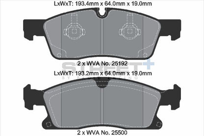 PAGID Racing T8112SP2001 STREET+ Brake Pads