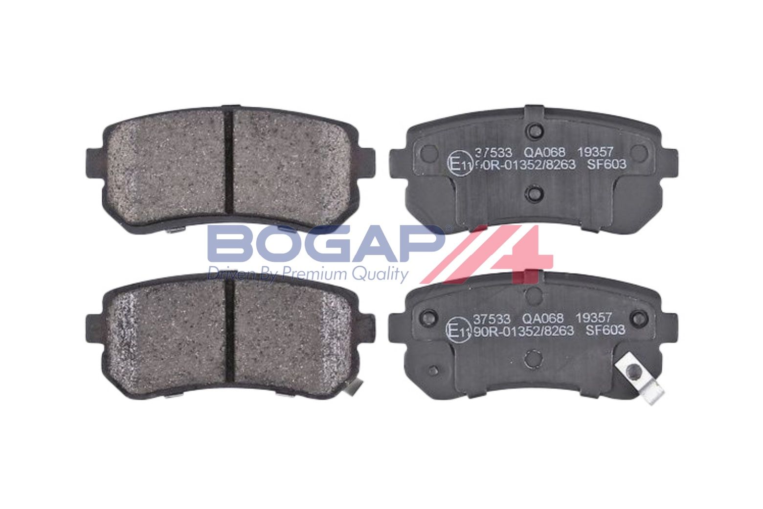 BOGAP Y8210256 Brake Pad Set, Disc Brake | ML Performance Car Parts