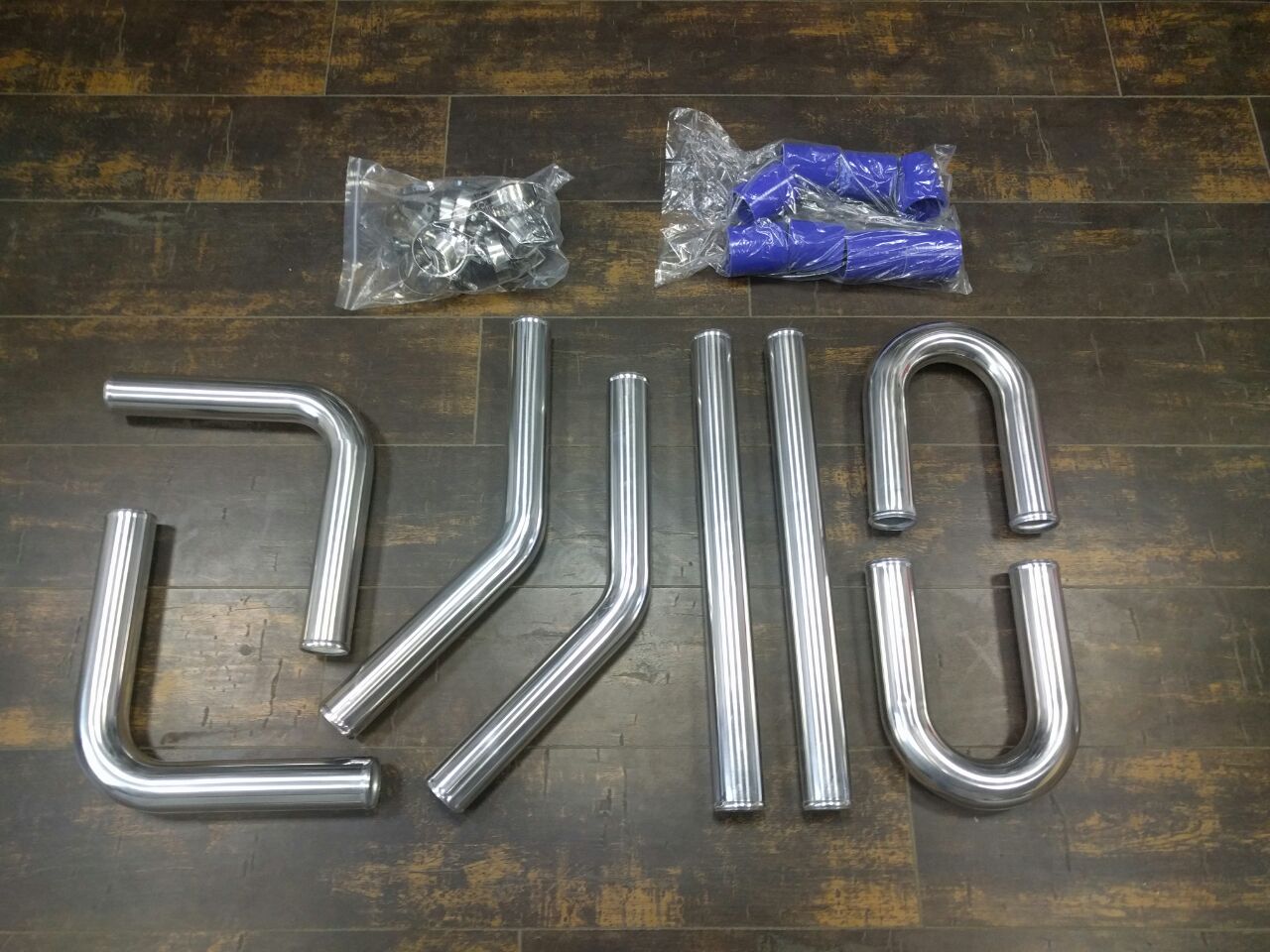 ARD 5592A ALUMINUM PIPES SET + SILICONE +CLAMPS (UNIVERSAL) 2"