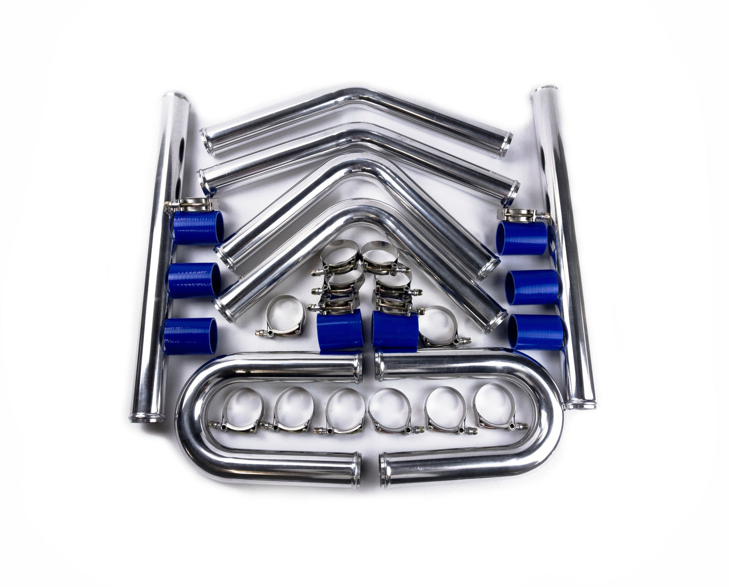 ARD 5592B ALUMINUM PIPES SET + SILICONE +CLAMPS (UNIVERSAL) 2.25"