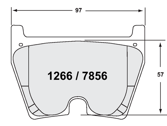 PFC 7856.08.16.44 7856 BRAKE PADS RACE 08 CMPD 16 MM FRONT MERCEDES-BENZ (W166) ML63 AMG/AUDI R8 RS5 RS6 (C5)