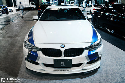 3D Design F32 / F36 4-Series M-Sport Carbon Under Splitter Set