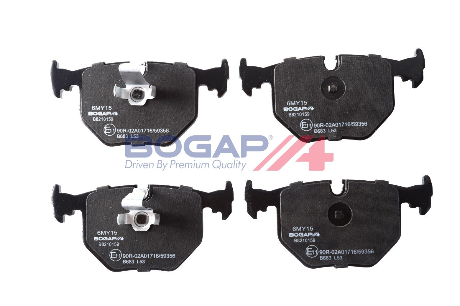BOGAP B8210159 Brake Pad Set, Disc Brake | ML Performance Car Parts