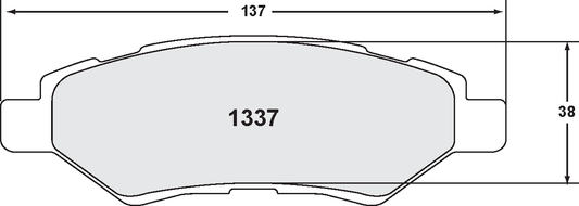 PFC 1337.10 BRAKE PADS Z-RATED