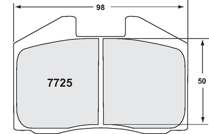 PFC 7725.11.18.44 BRAKE PADS RACE 11 CMPD 18MM