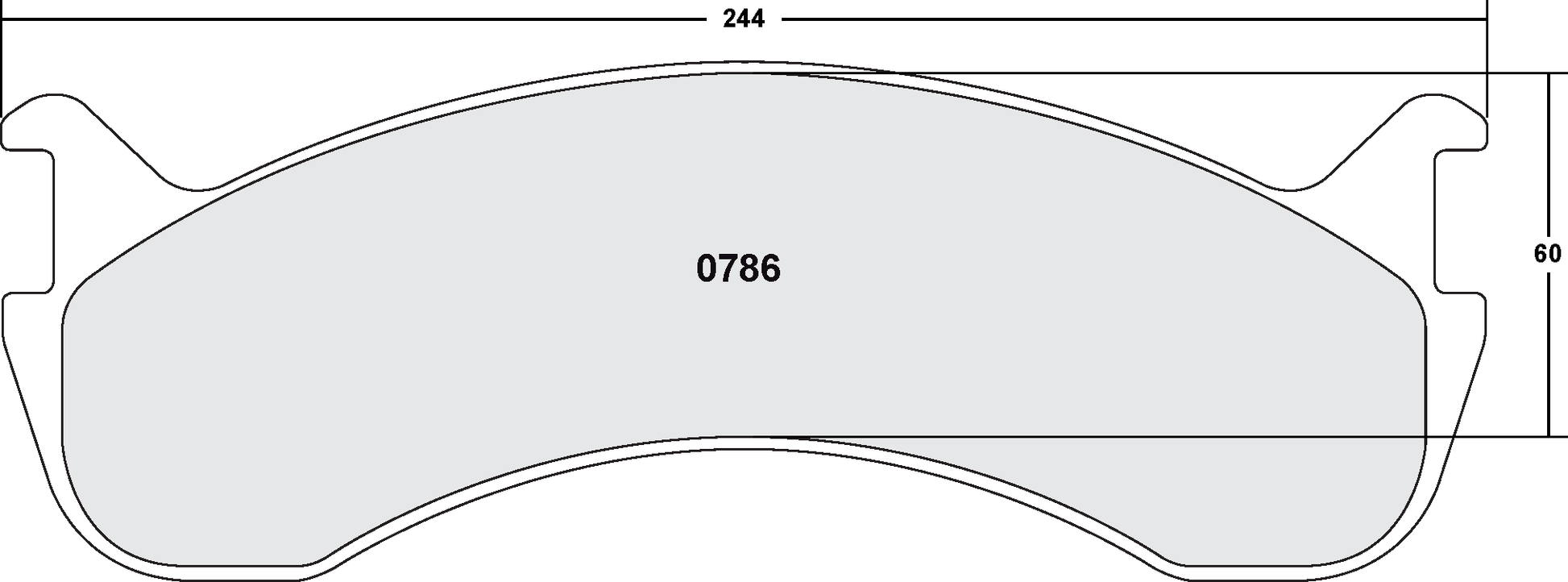 PFC 0786.12 BRAKE PADS Z-RATED CARBON METALLIC