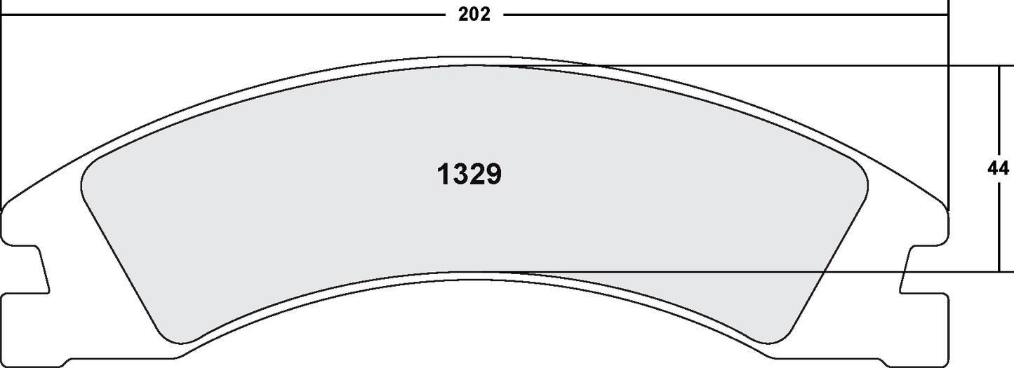 PFC 1329.22 BRAKE PADS Z-RATED CARBON METALLIC