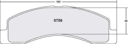 PFC 0756.22 BRAKE PADS Z-RATED CARBON METALLIC