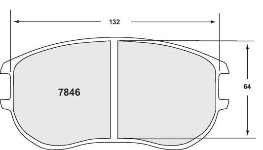 PFC 7846.03.29.34 BRAKE PADS RACE 03 CMPD 29MM ZR36