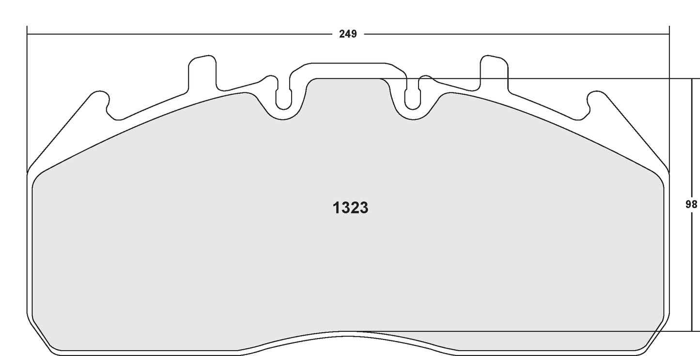PFC 1323.12 BRAKE PADS Z-RATED ANTI-CORROSION