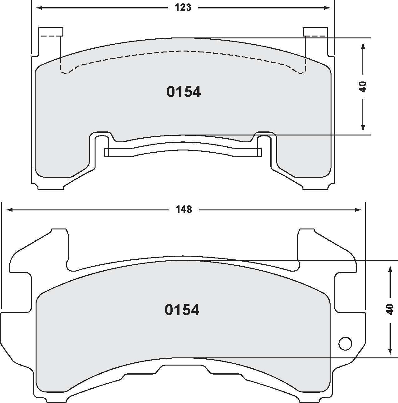 PFC 0154.97.14.44 BRAKE PADS RACE 97 CMPD 14MM