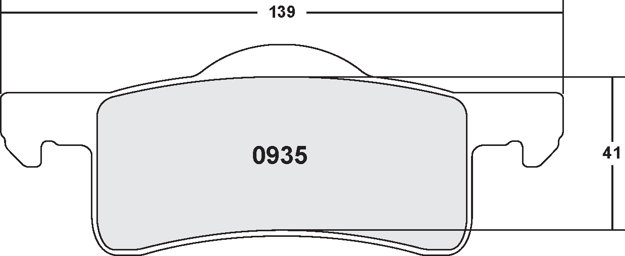 PFC 0935.10 REAR BRAKE PADS FORD EXPEDITION 03-05