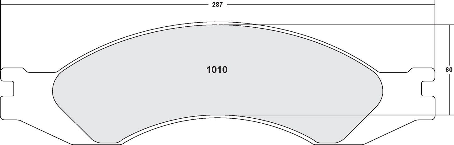 PFC 1010.10 FRONT BRAKE PADS CHEVROLET C4500 03-05