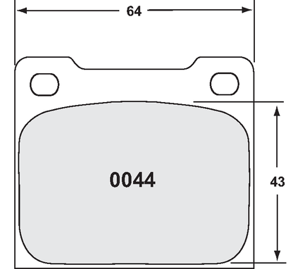 PFC 0044.11.15.44 BRAKE PADS RACE 11 CMPD 15MM CITROEN R2 (GRAVEL/TARMAC)