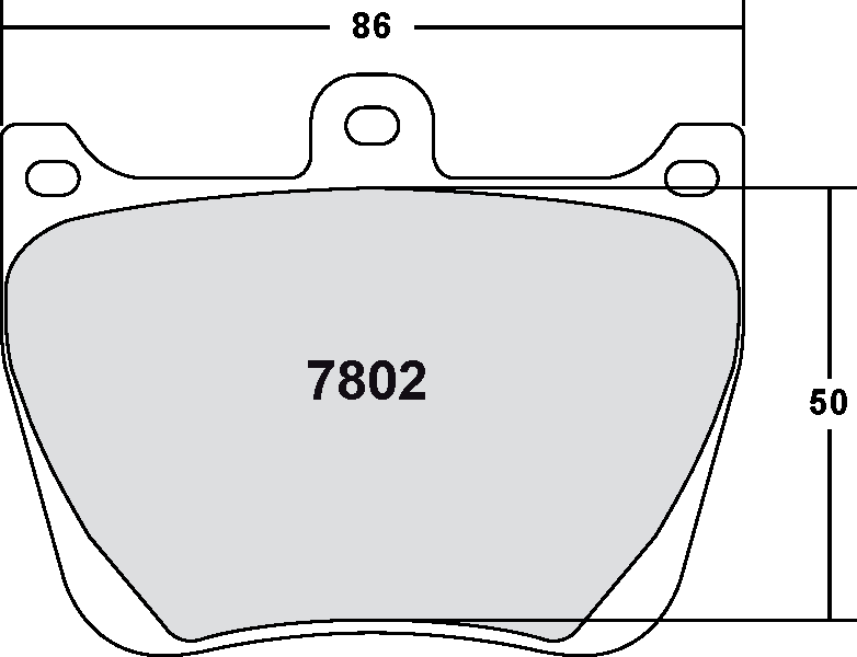 PFC 7802.01.20.44 BRAKE PADS RACE 01 CMPD 20MM RR